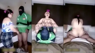 Bokep Indo Tante BBW Prank Ojol Keluar Lendir